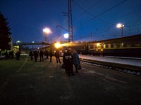 Города-поезда...